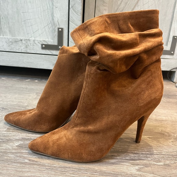 🍁❣️🍂Brand New Forever 21 Slouchy Suede Stiletto Booties, size 7🍁❣️🍂 - Picture 5 of 10